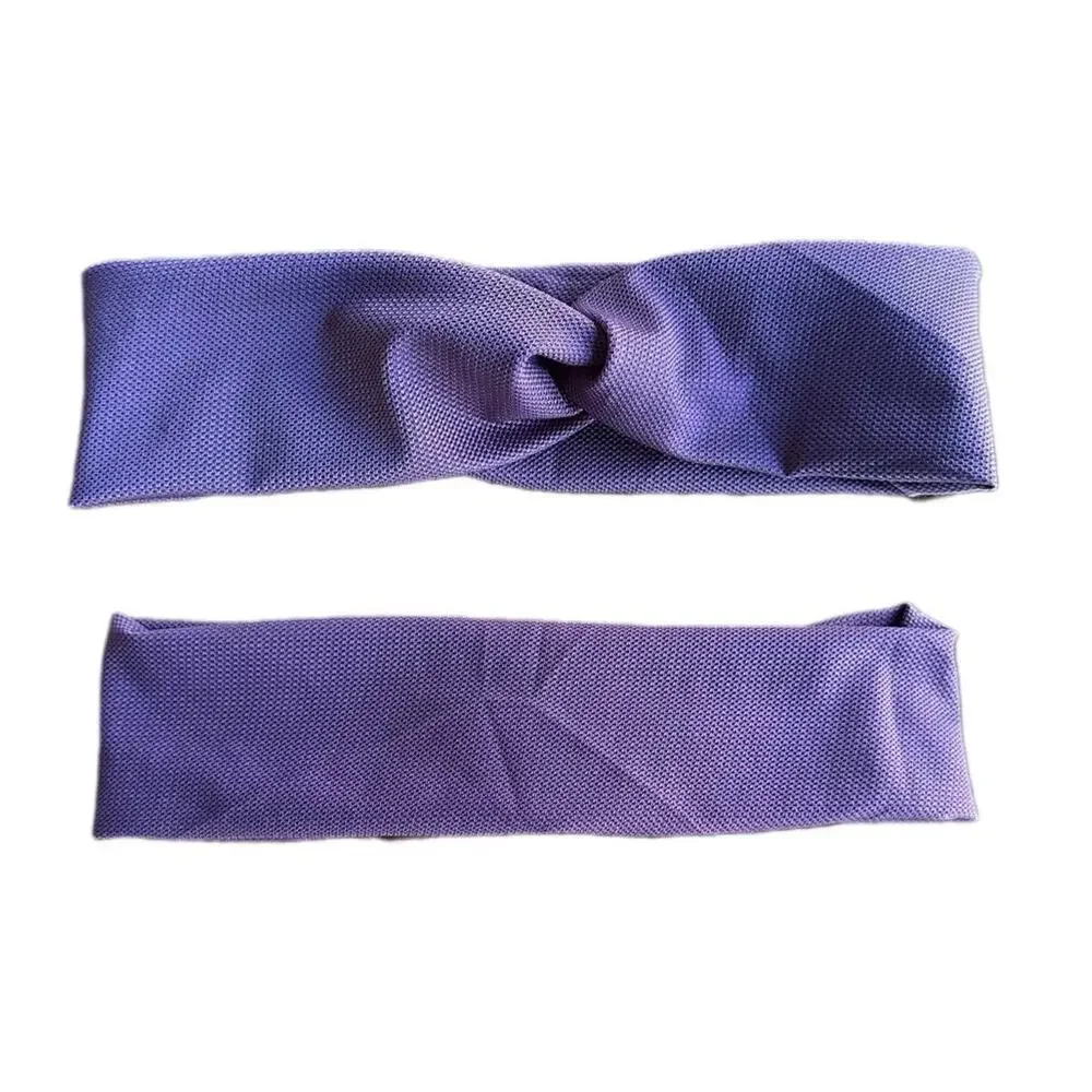 Handmade purple twist headband